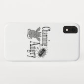 Charmant maar boos klein duivel kat grappig citaat Case-Mate iPhone case (Achterkant (horizontaal))