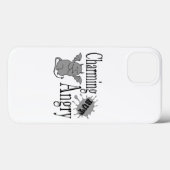 Charmant maar boos klein duivel kat grappig citaat Case-Mate iPhone case (Achterkant (horizontaal))