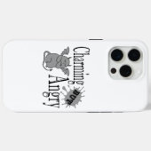 Charmant maar boos klein duivel kat grappig citaat Case-Mate iPhone case (Achterkant (horizontaal))