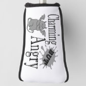 Charmant maar boos klein duivel kat grappig citaat golfheadcover (Draai 90)