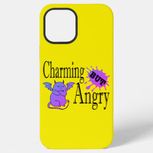 Charmant maar boos klein duivel kat grappig citaat iPhone 12 pro max hoesje