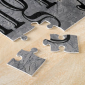 Charmant maar boos klein duivel kat grappig citaat legpuzzel (Zijkant)