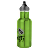 Charmant maar boos klein duivel kat grappig citaat waterfles (Rechts)