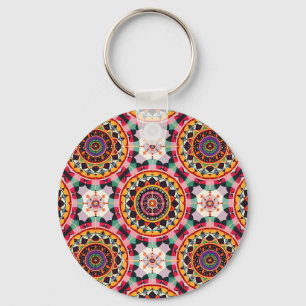 Charmant Mandala patroon Sleutelhanger