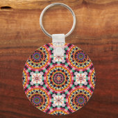 Charmant Mandala patroon Sleutelhanger (Voorkant)