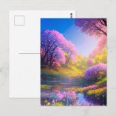 Charmant moeras briefkaart (Voorkant / Achterkant)