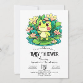 Charmant Mystical Frog Baby shower Kaart
