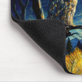 charmant Nachtnacht, Wise Owl en Full Moon - Muismat (Hoek)