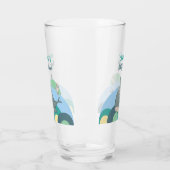 Charmant Nautische Walvis Octopus Geel Baby shower Glas (Links)