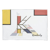 Charmant neoplasticisme Art Monogram. Brief K Kussensloop (Voorkant)
