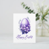 Charmant paasei briefkaart (Staand voorkant)