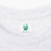 Charmant paasei – feestelijke illustratie labels (Aangebracht)