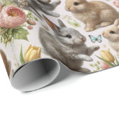 Charmant paashaas inpakpapier (Rol Hoek)