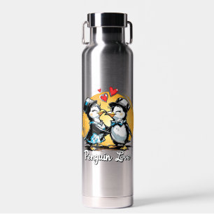 Charmant Pinguïn Koppel Waterfles