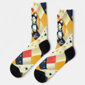 Charmant pinguïn paar sokken (Links)