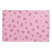 Charmant-PInk Floral Animal Print Kussensloop (Achterkant-Links)