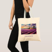 Charmant Provence landschap Tote Bag (Voorkant (product))
