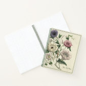Charmant Rustic Flowers Notitieboek (Binnen)