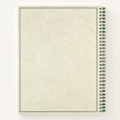 Charmant Rustic Flowers Notitieboek (Achterkant)