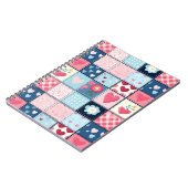 Charmant Schattige patchwork ontwerp Notitieboek (Linkerzijde)