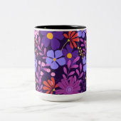 Charmant tropisch tweekleurige koffiemok (Center)