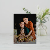 Charmant twintig FOLIE Gelukkig Nieuwjaar Kaart Br (Staand Voorkant)