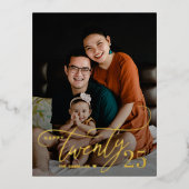 Charmant twintig FOLIE Gelukkig Nieuwjaar Kaart Br (Voorkant)