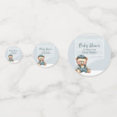 Charmant Uniek Beer Jean Baby shower Confetti (Achterkanten)