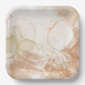 Charmant  vierkant papier Bord (Voorkant)