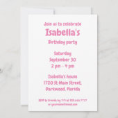 Charmant wezen met ballonnen kaart (Achterkant)