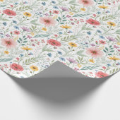 🌸 Charmant Wildflower Wrapping Papier 🌸 (Hoek)