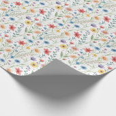 🌸 Charmant Wildflower Wrapping Papier 🌸 (Hoek)