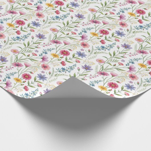 Charmant Wildflower Wrapping papier (Hoek)