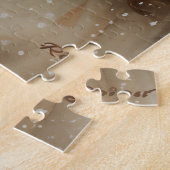 Charmant Winterportret Jonge Meisje Legpuzzel (Zijkant)