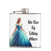 Charmant Young Girl Design - 6-oz Heupfles (Voorkant)