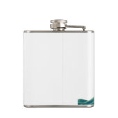 Charmant Young Girl Design - 6-oz Heupfles (Achterkant)