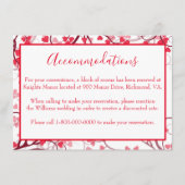 Charmante Accommodatie Rode Harten Informatiekaartje (Voorkant)