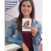 Charmante achtertuin Robin Briefkaart