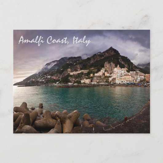 Charmante Amalfi kust, Italië Seaside Town Briefkaart (Voorkant)