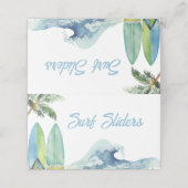 Charmante Anker Food Label Place Card Plaatskaartje (Buitenkant ongevouwen)