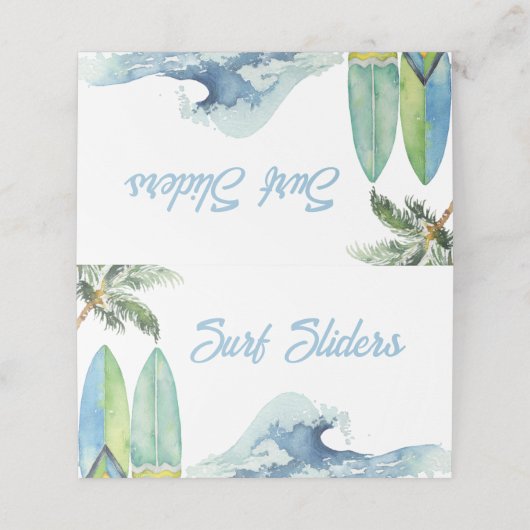 Charmante Anker Food Label Place Card Plaatskaartje (Buitenkant ongevouwen)