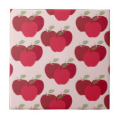 Charmante Apple Mark Keramische Tegels om uw huid  Tegeltje (Voorkant)