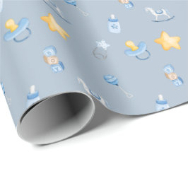 Charmante Baby Boy Gift Wrap Cadeaupapier
