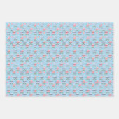 Charmante Baby Buggy Wrapping Paper Flat Sheets (Voorkant 2)