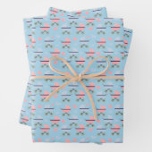 Charmante Baby Buggy Wrapping Paper Flat Sheets (In situ)