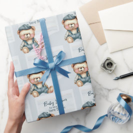 Charmante Baby shower Gift Wrap Cadeaupapier