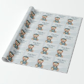 Charmante Baby shower Gift Wrap Cadeaupapier (Uitgerold)
