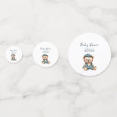 Charmante Baby showers tafel Confetti (Achterkanten)