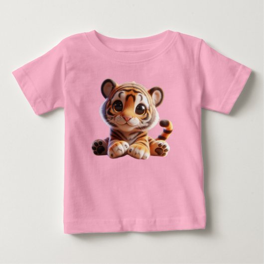 Charmante Baby Tiger Art (Voorkant)
