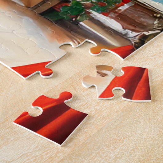 Charmante Bed N Breakfast Victoriaans Huis Kerst Legpuzzel (Zijkant)